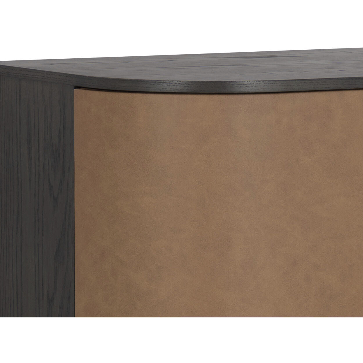 Dresden Cognac / Smoke Grey Bar Cabinet